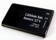 Baterie LG KU250, KG280, KV380 - Li-Ion 3,6V 500mAh