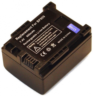 Baterie Canon BP-809, BP-808, BP-827, BP-819 - Li-Ion 900mAh