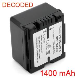 Baterie VW-VBG130, VW-VBG130-K pro kamery Panasonic - 1400 mAh
