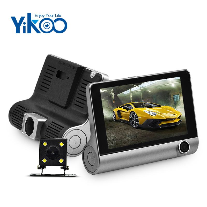 Yikoo C2 - autokamera se 3 čočkami