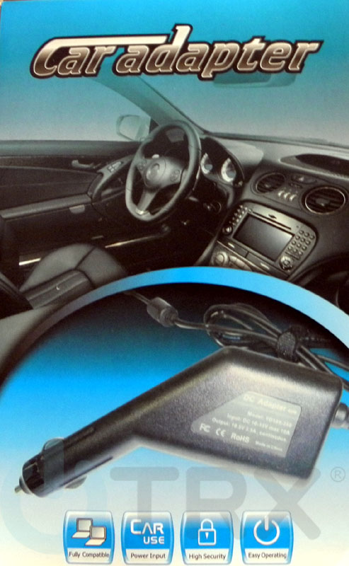 Autonabíječka TRX YD195-462HP - 19,5V/4,62A 90W, 4.5x3.0mm konektor + pin