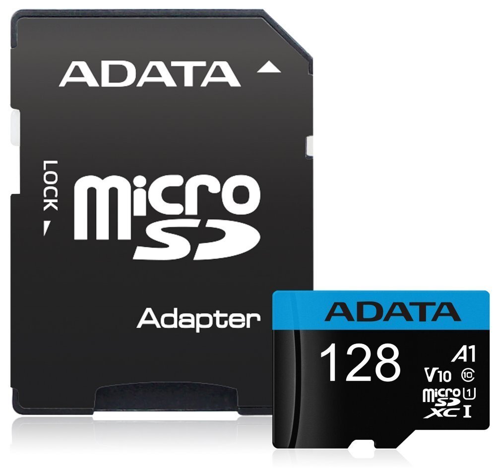 128GB ADATA Premier micro SDXC karta/ UHS-I CL10 s adaptérem