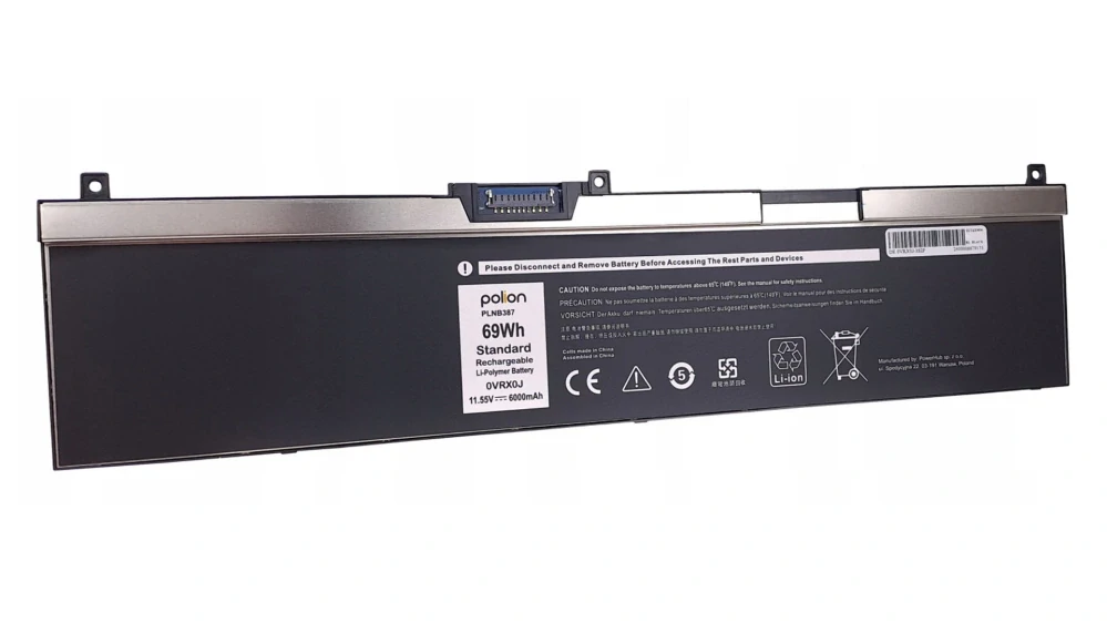 Baterie Polion NYFJH pro notebooky DELL Precision 7530 7540 7730 7740 P74F P34E - Li-Pol 11,55V 6000mAh 69Wh - neoriginální
