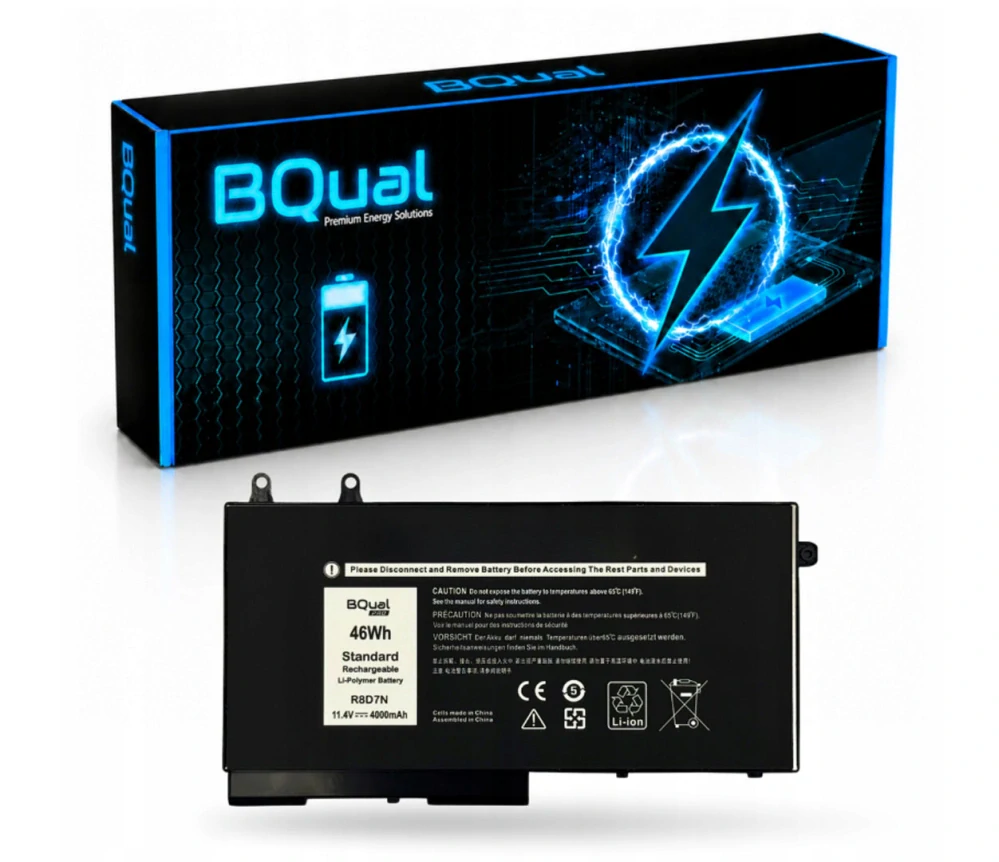 Baterie BQual R8D7N pro notebooky Dell 451-BCIR Latitude 5400 5410 5411 5500 Precision 3540 - Li-Ion 11,4V 4000mAh 46Wh - neoriginální