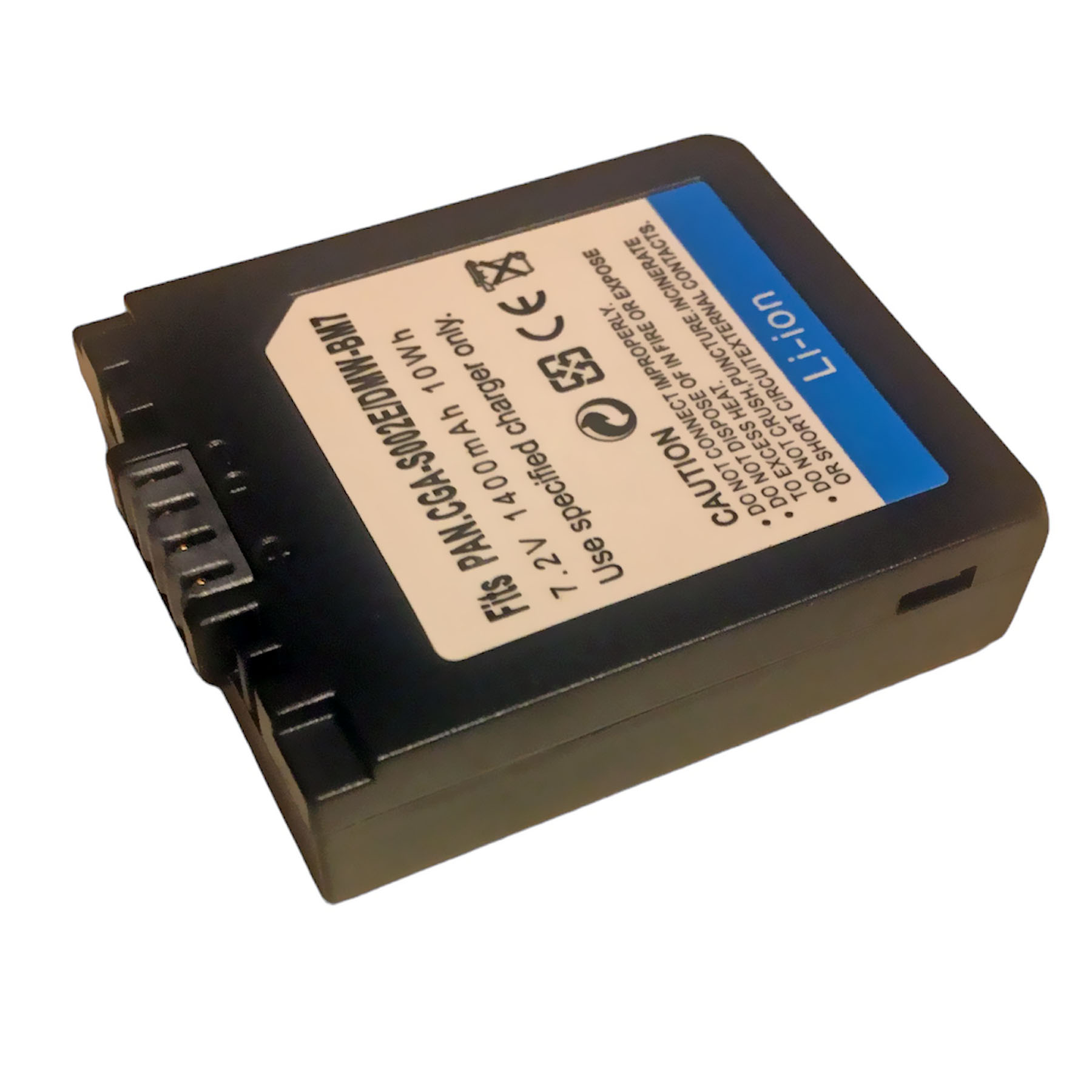 TRX baterie CGA-S002 - 1400mAh, 7.2V - neoriginální