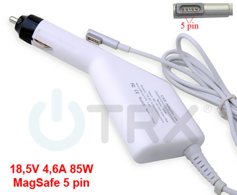 Autonabíječka TRX YD185-460AP - 18,5V/4,6A 85W MagSafe konektor - neoriginální