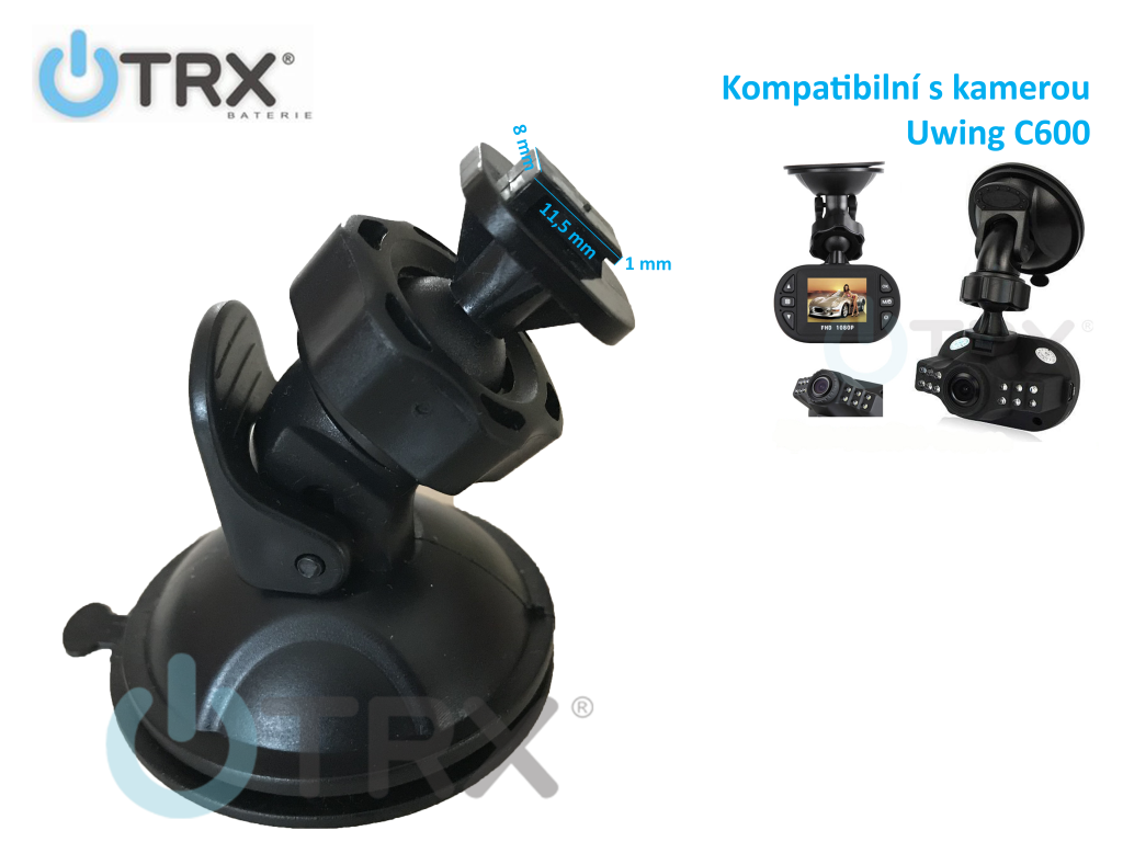 Přísavný držák na sklo pro autokamery Uwing C600