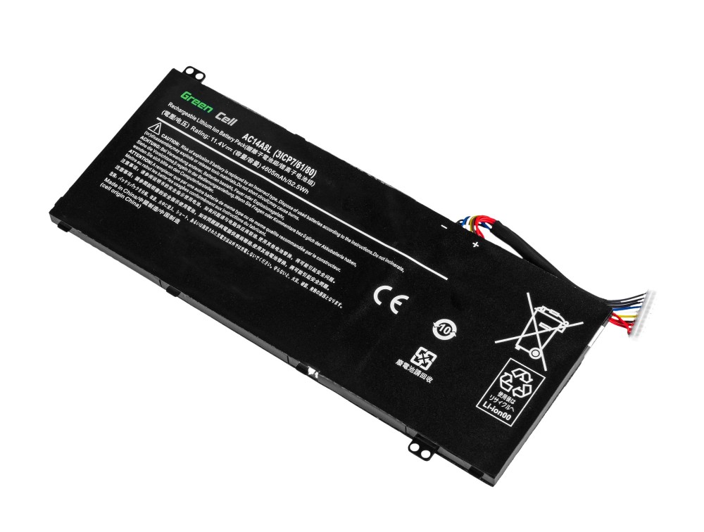 Baterie Green Cell AC54 - 11,4V 3800mAh Li-Pol – neoriginální