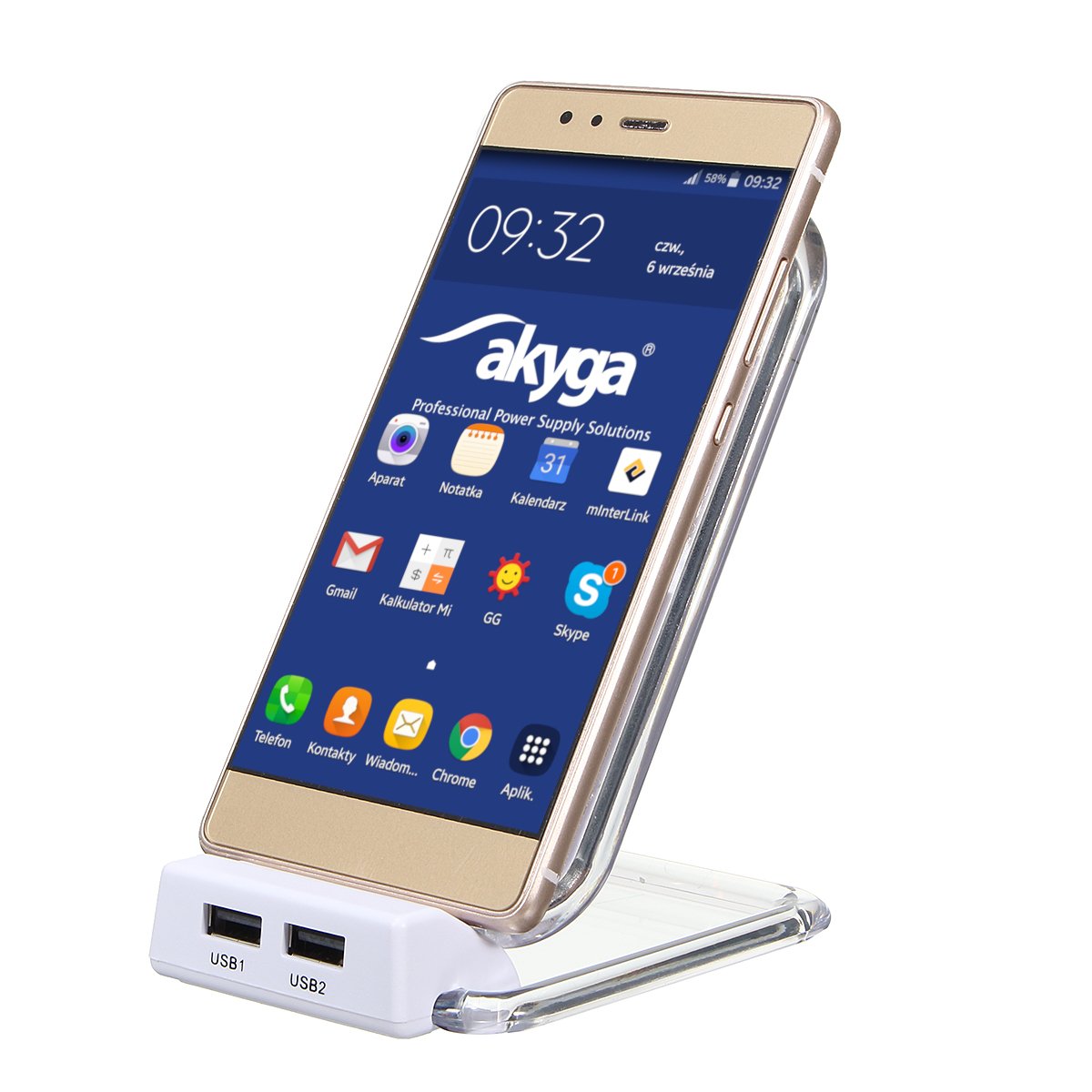 Bezdrátová indukční nabíječka AK-QI-03