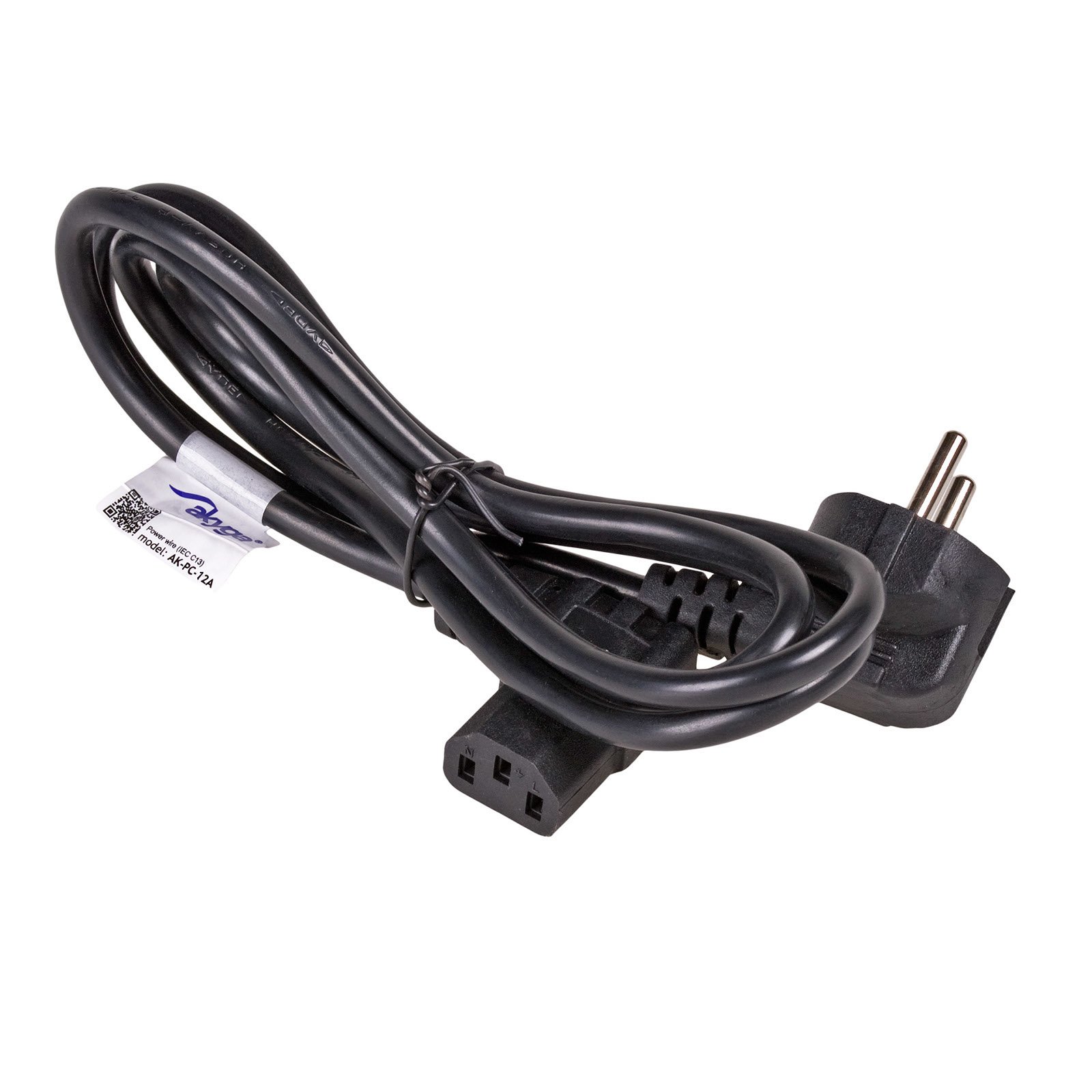 Napájecí kabel Akyga AK-PC-12A - IEC C13 - 3m
