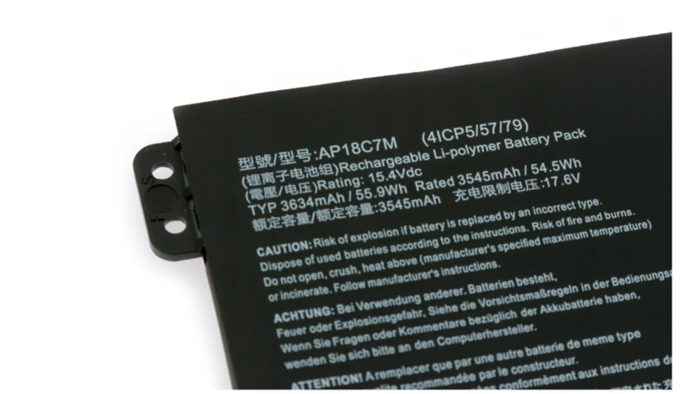 Baterie Enestar AP18C7M - Li-Pol 15,4V 3634mAh 55Wh - neoriginální