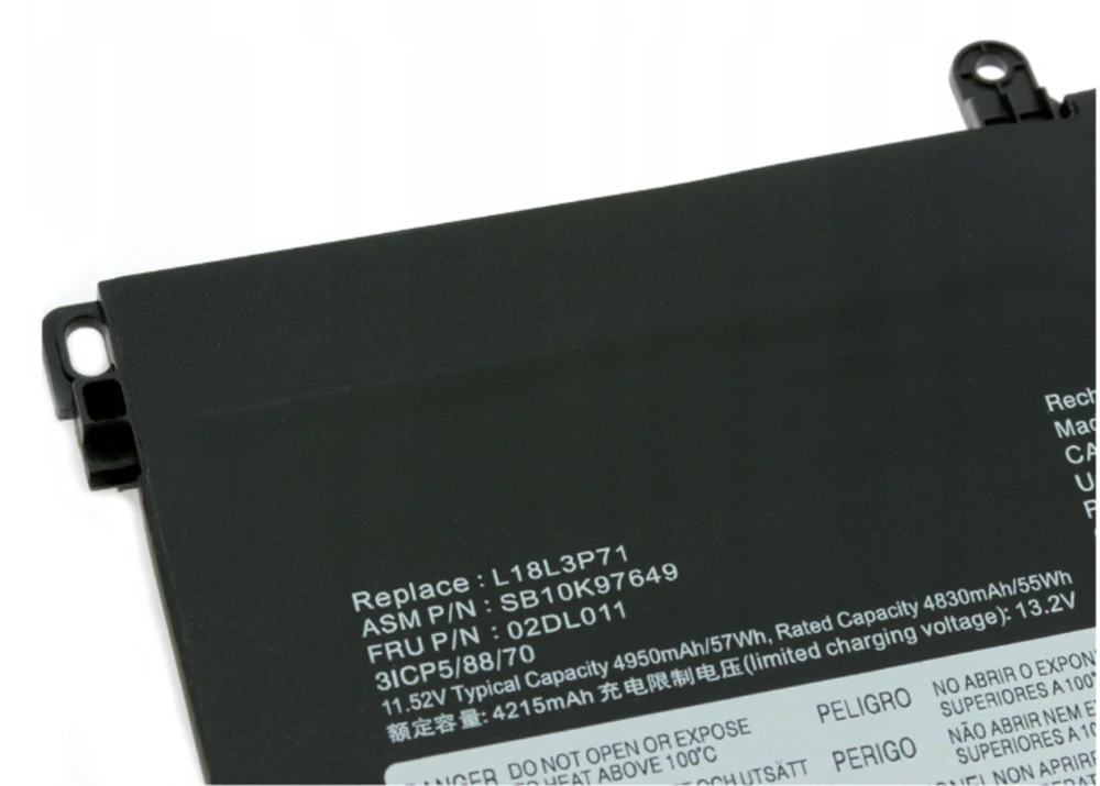 Baterie Enestar L18L3P71 pro notebooky Lenovo ThinkPad P53S T590 - Li-Ion 11,52V 4950mAh 57Wh