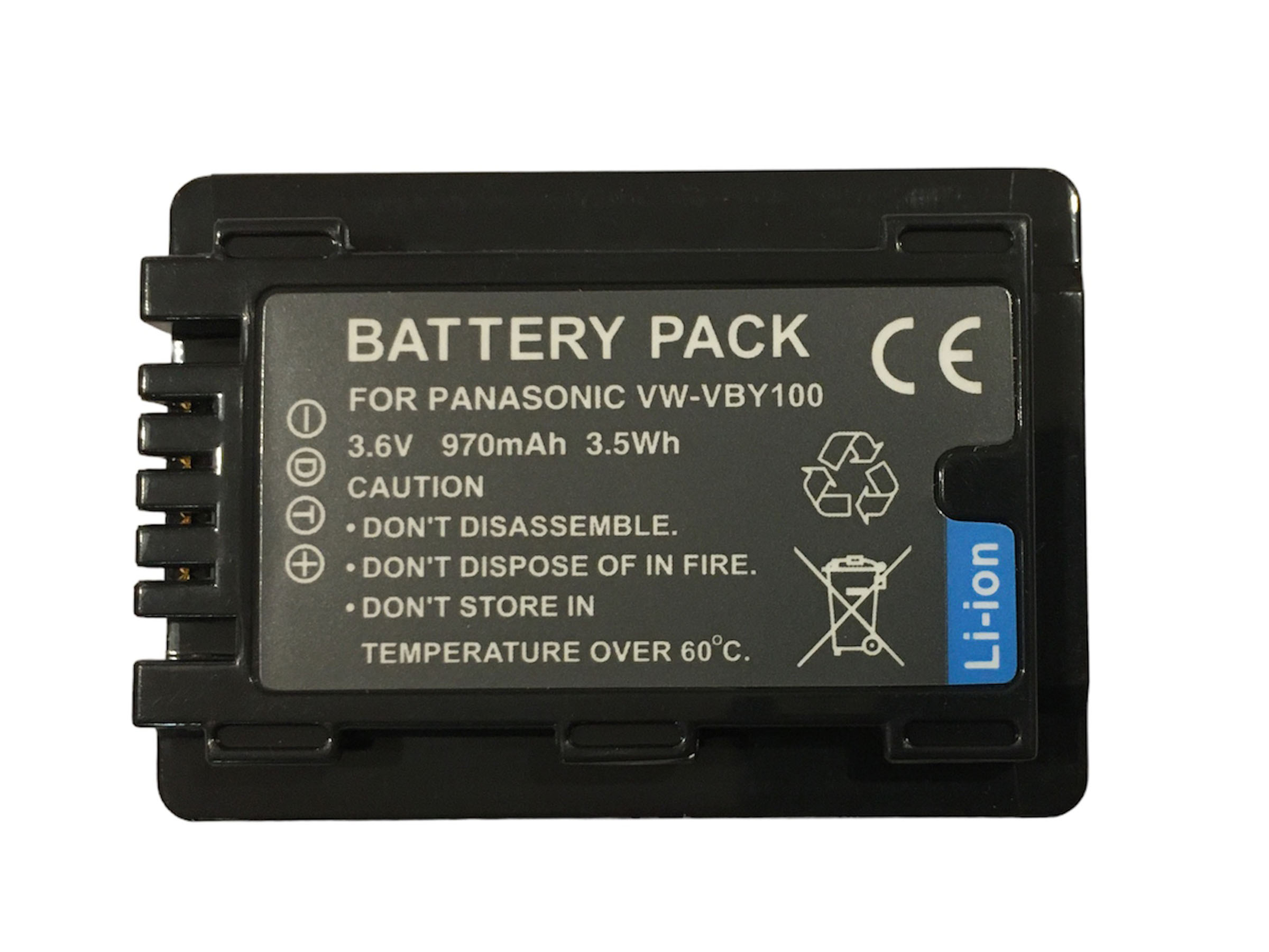 TRX baterie VW-VBY100 - 970mAh - neoriginální