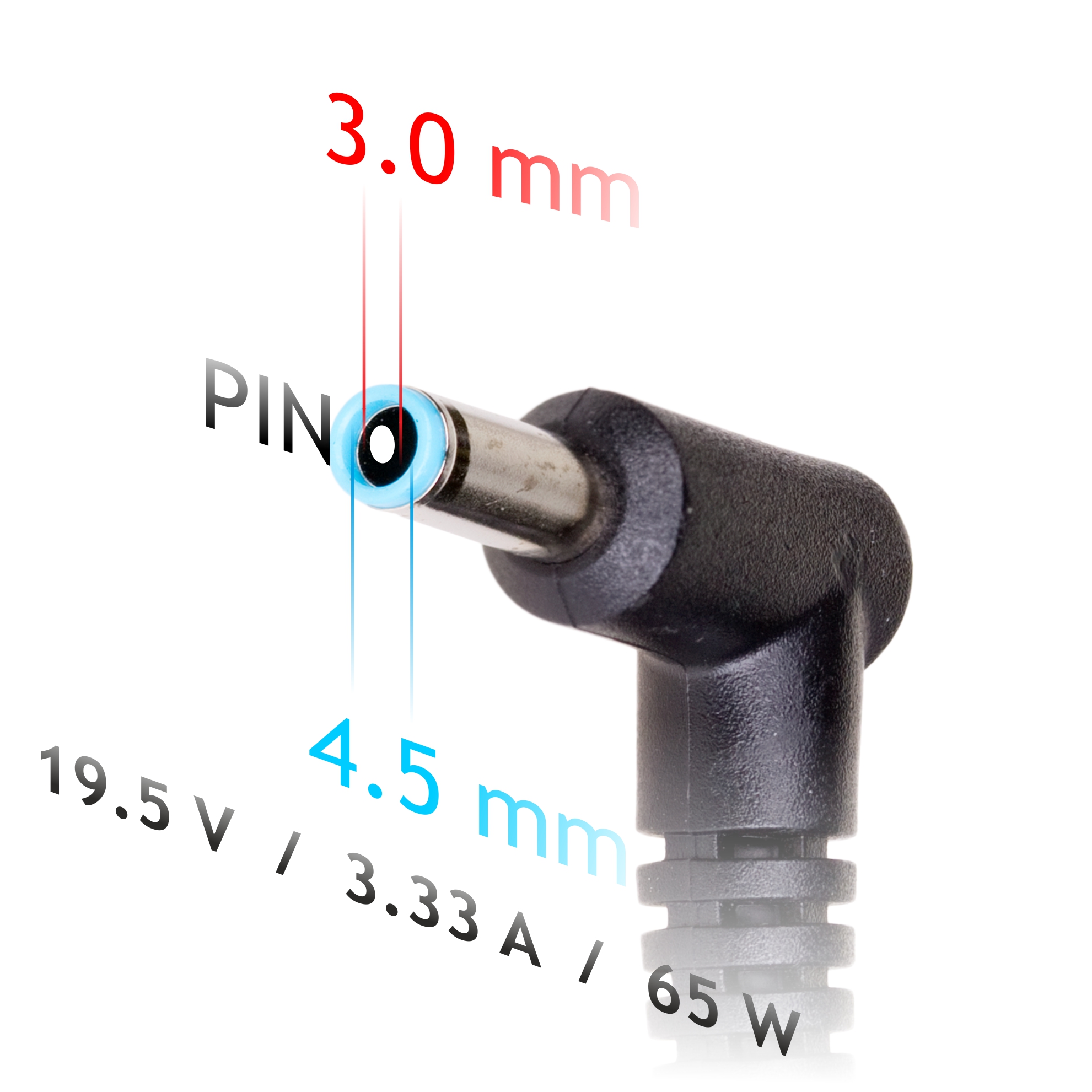 Napájecí zdroj Akyga AK-ND-58 19.5V/3.33A 65W 4.5x3.0mm + pin - neoriginální