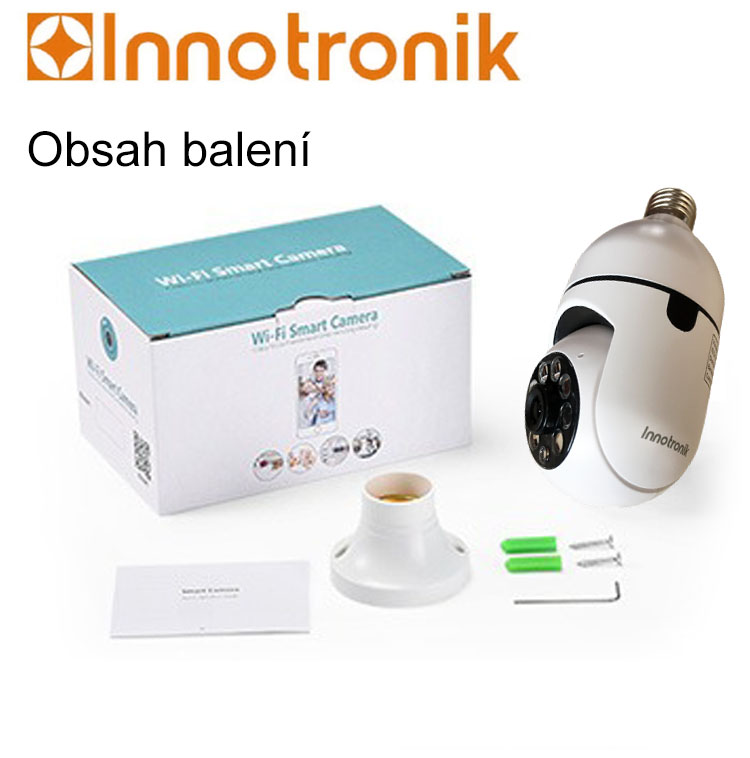 Otočná PTZ wi-fi IP kamera Innotronik ICS-R7 - 3MPix, Autotracking