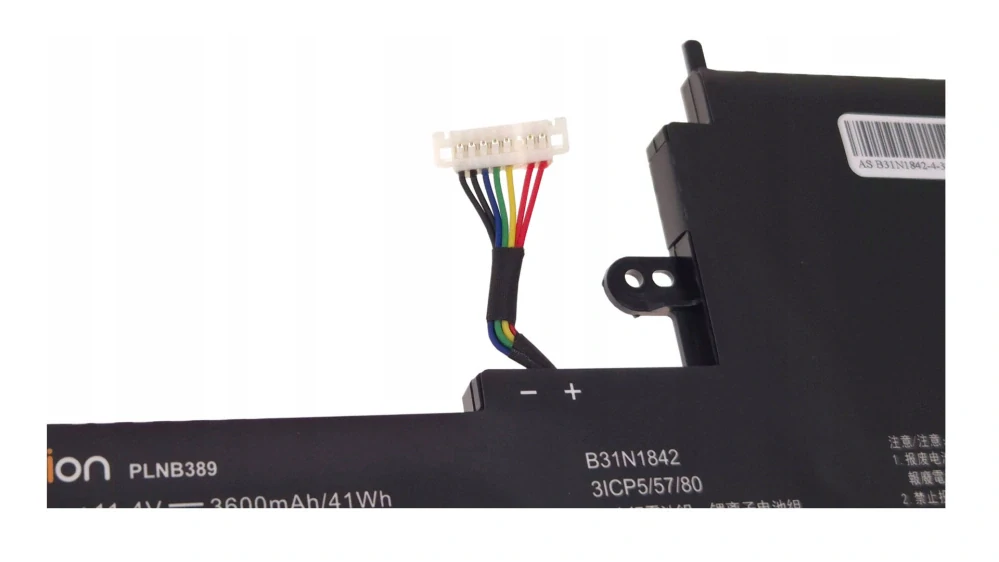 Baterie Polion B31N1842 pro notebooky ASUS V5050E S5500F V5100E M5100U V531F - Li-Pol 11,4V 3600mAh 41Wh - neoriginální