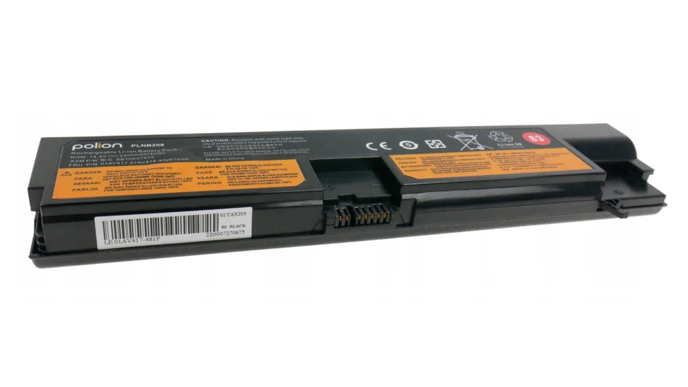 Baterie Polion 01AV415 pro notebooky LENOVO ThinkPad E570 E575 E570C- 14,4V 2200mAh Li-ion - neoriginální
