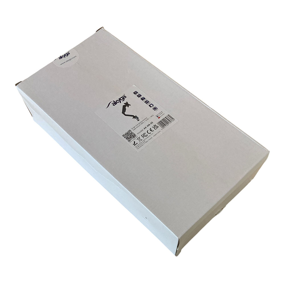 Držák monitoru Akyga AK-MB-05 s plynovou pružinou - Stolní držák VESA 75x75mm / 100x100mm 15-32“