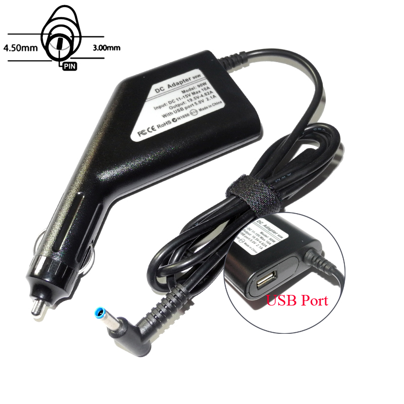 Autonabíječka TRX YD195-462HP - 19,5V/4,62A 90W, 4.5x3.0mm konektor + pin