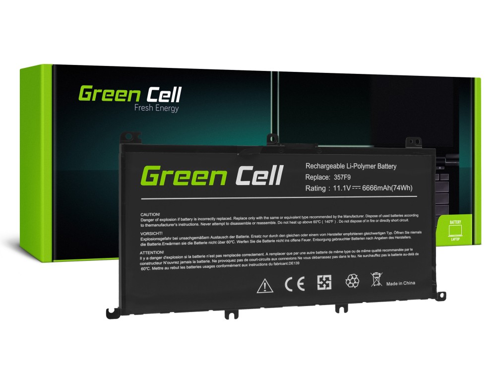 Baterie Green Cell DE139 - 11,1V 4200mAh Li-Pol - neoriginální