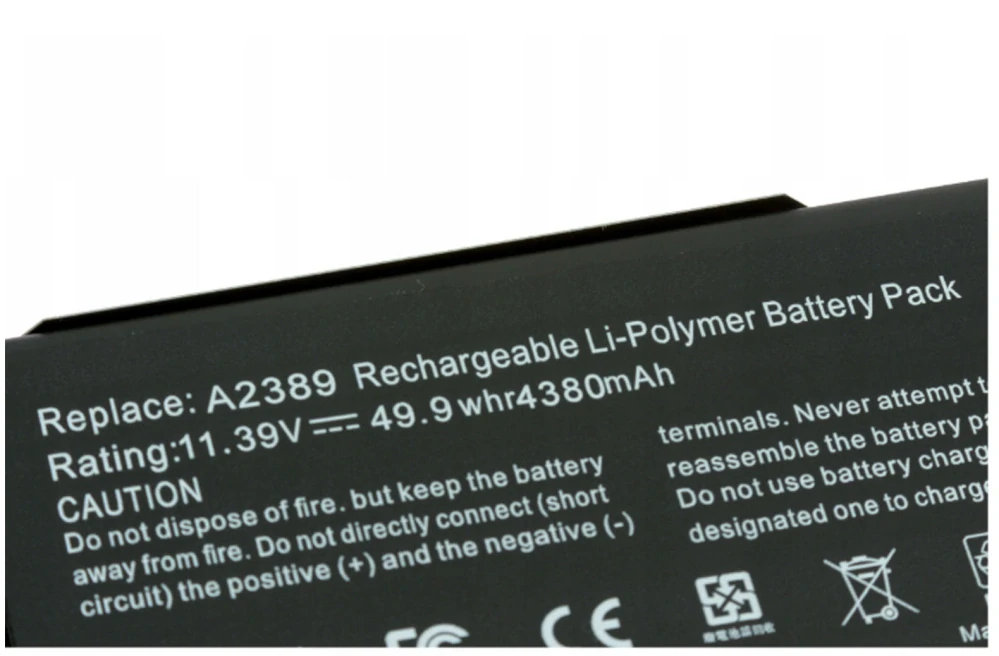 Baterie Enestar A2389 pro notebooky Apple MacBook Air M1 13 A2337 (2020) - Li-Pol 11,39V 4380mAh 49Wh - neoriginální