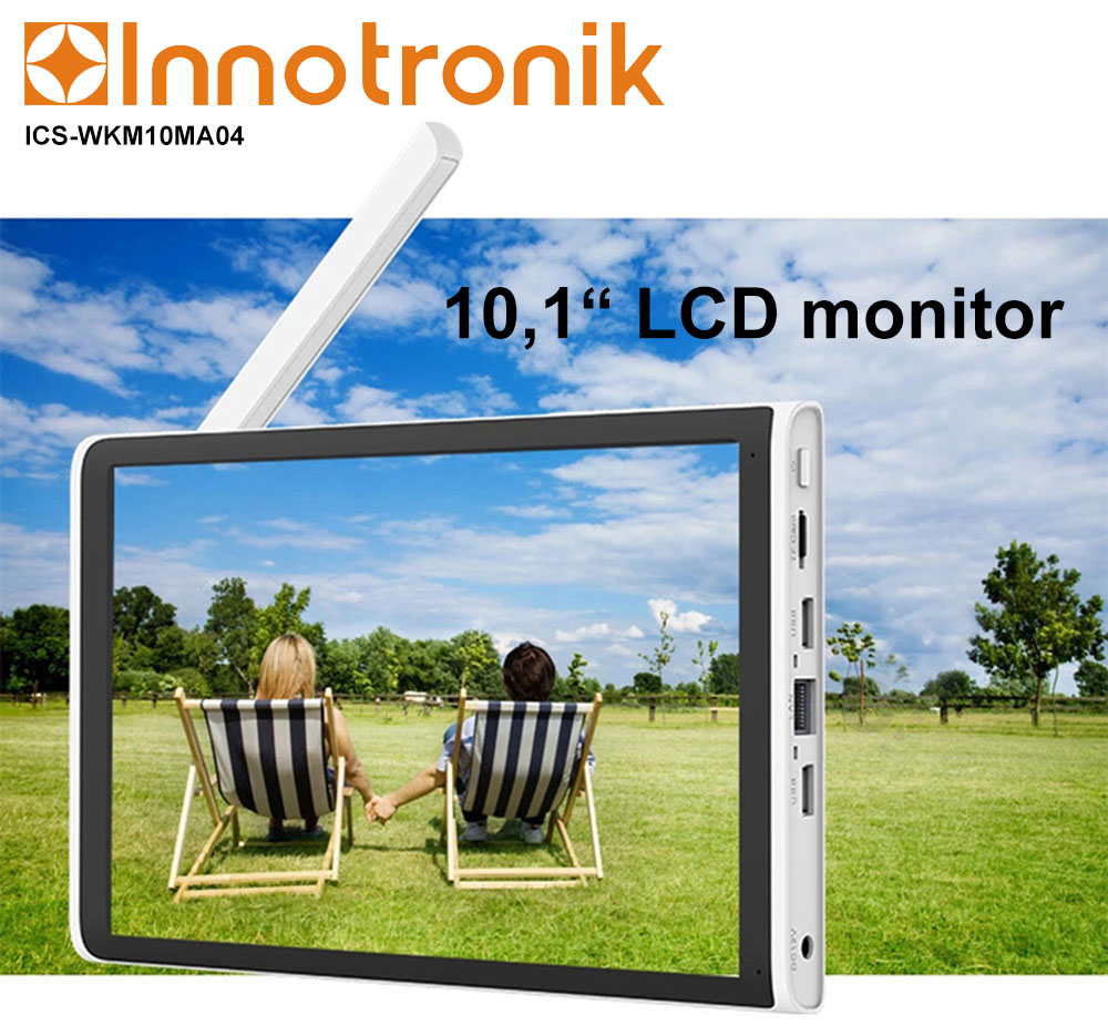 WiFi kamerový systém Innotronik ICS-WKM10MA04 - 4x 3Mpix + 10,1" LCD NVR