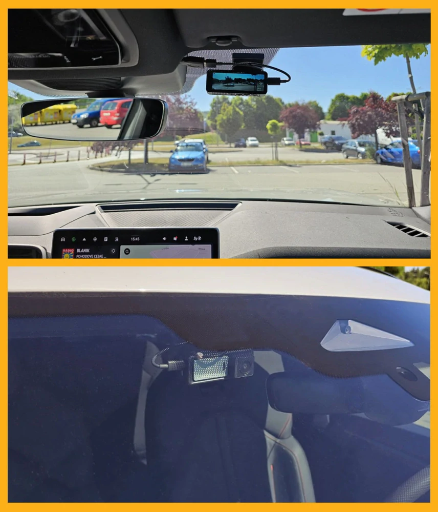 Kamera do auta Yikoo X20 dual 4K - 3,2"LCD wifi GPS