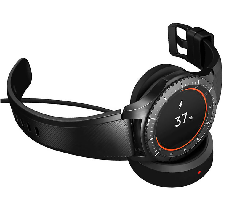 Akyga AK-SW-10 Bezdrátová nabíječka pro Samsung Gear S2 / S3 