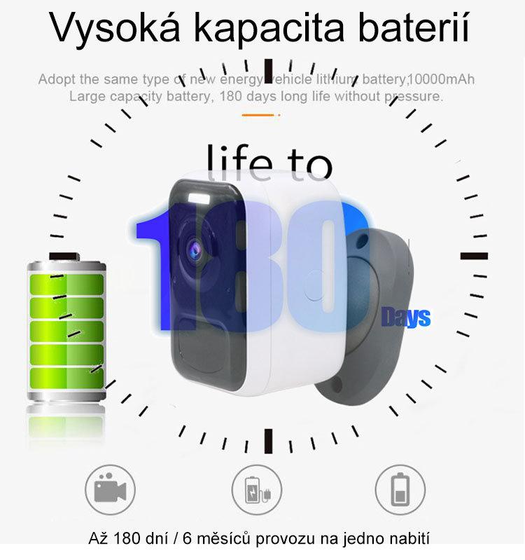 Chytrá wi-fi IP kamera Innotronik IEN-BC65