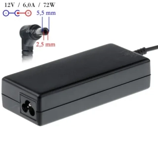 Napájecí zdroj Akyga AK-ND-28 12V/6A 72W 5.5x2.5mm konektor - neoriginální