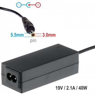 Napájecí zdroj Akyga AK-ND-48 19V/2.1A 40W 5.5x3.0mm + pin - neoriginální