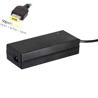 Napájecí zdroj Akyga AK-ND-52 19.5V/6.15A 120W Square yellow SlimTip - neoriginální