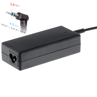 Napájecí zdroj Akyga AK-ND-69 19.5V/2.31A 45W 4.5x3.0mm + pin - neoriginální