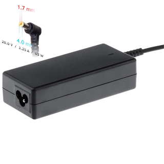 Napájecí zdroj Akyga AK-ND-74 20V/3.25A 65W 4.0x1.7mm konektor - neoriginální