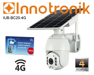 Solární otočná 4G IP kamera Innotronik IUB-BC20-4G