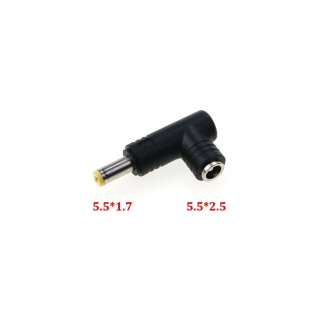 Redukce pro notebooky z 5.5*2.5mm na 5.5*1.7mm - tvar L