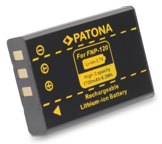 Baterie Patona NP-120 - Li-Ion 1700 mAh neoriginální