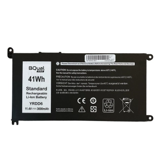 Baterie BQual YRDD6 - 11,4V 3600mAh 41Wh Li-ion - neoriginální