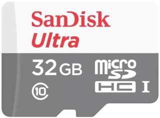 32GB SanDisk Ultra SDHC / microSD karta, CL10, A1, UHS-I V30, 100mb/s
