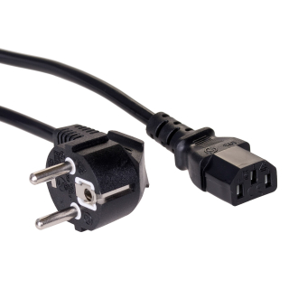 Napájecí kabel Akyga AK-PC-06A - IEC C13 - 3m