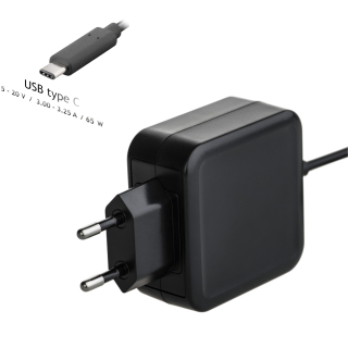 Napájecí zdroj Akyga AK-ND-70 5-20V/3-3.25A 65W USB-C konektor - neoriginální